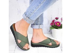 2026-sandalias Deslizantes De Plataforma Wedge Para Mujer, Zapatos De Verano Sin Cordones, Mules Planos