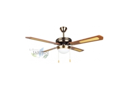 Ventilador Techo SUINGA Clásico 52 4 Aspas con Lampara Velocidades