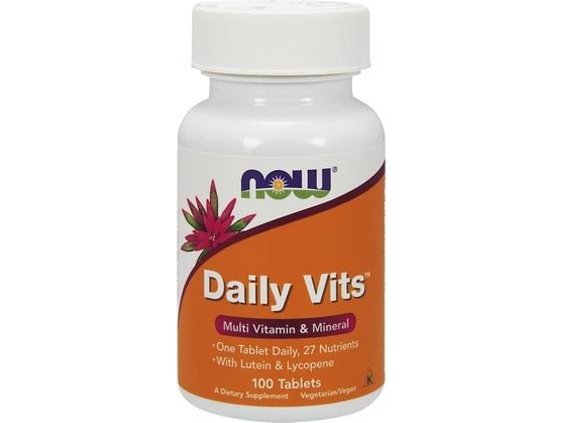 Complemento Alimentar NOW Daily Vits Multivitamínicos E Minerais (100 comprimidos)