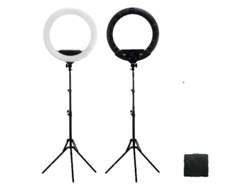 Lámpara de anillo LED, 100 W, trípode, OEM negro