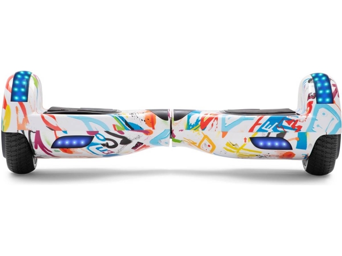 Hoverboard E-RIDES Graffiti Blanco