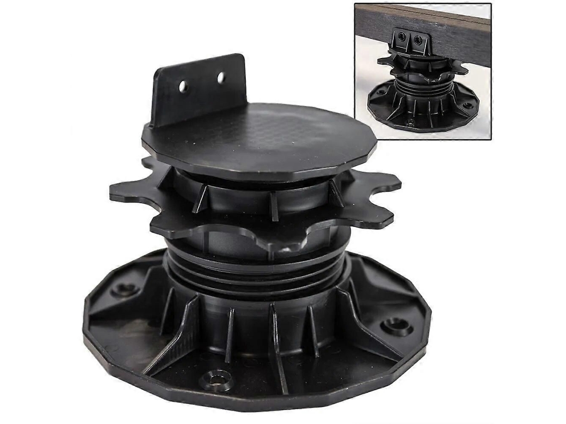1 Soporte de varilla, placa ajustable para terraza de madera, unidad de calefacción por suelo radiante suspendida en baldosas cerámicas. GOKOCO
