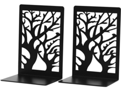 Juego De 2 Pares De Sujetalibros Metálicos Para Estantes, Soportes Decorativos.