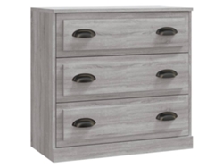 Aparador Sonoma MAISON EXCLUSIVE de madera gris (70 x 35,5 x 67,5 cm)