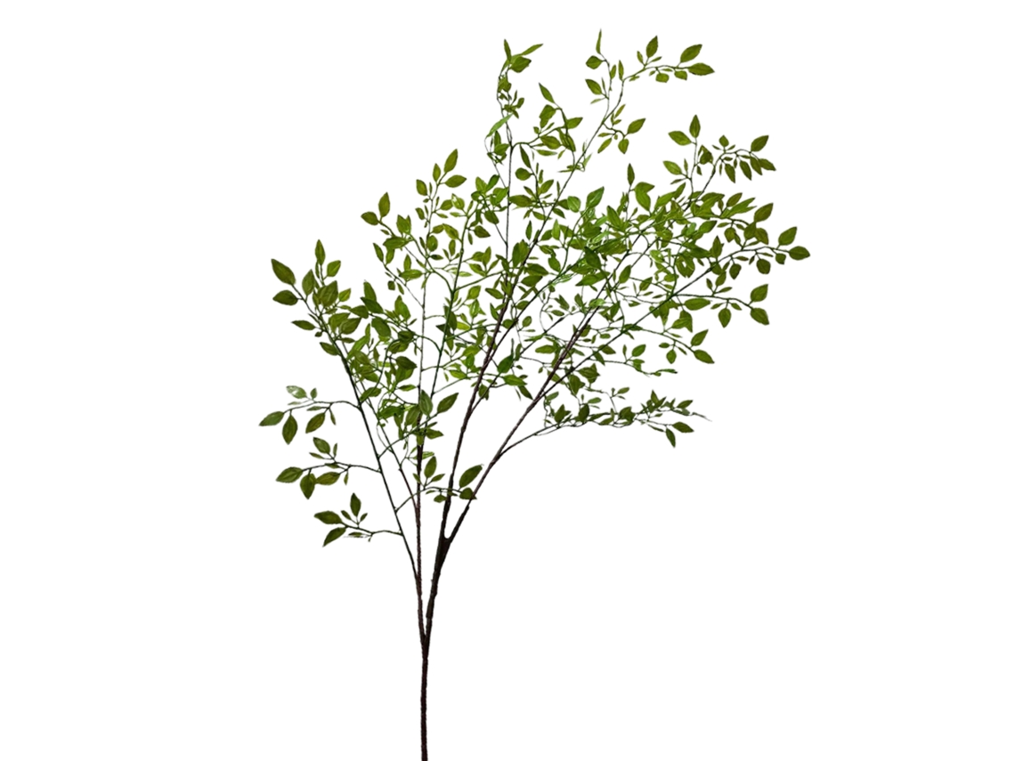 Planta Artificial Nandina Rama Simulada Decoración De Hogar Verde Falsa