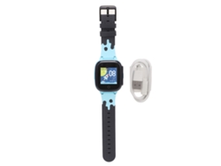 Reloj Inteligente Infantil 4g Para Niños Niñas 1.3 Pulgadas Chat De Voz Pedómetro Posicionamiento Azul