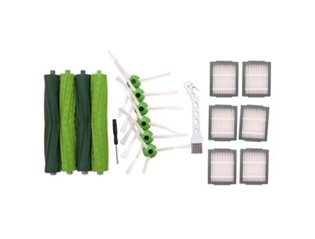 Filtros de alta eficiencia, cepillos de barrido de bordes, piezas de repuesto para IRobot Roomba I7 I7/I7 Plus E5 E6, accesorios para aspiradoras
