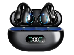 Auriculares Sem Clipe Drivers Intra Mm Yizhood Tecido Bluetooth Negro