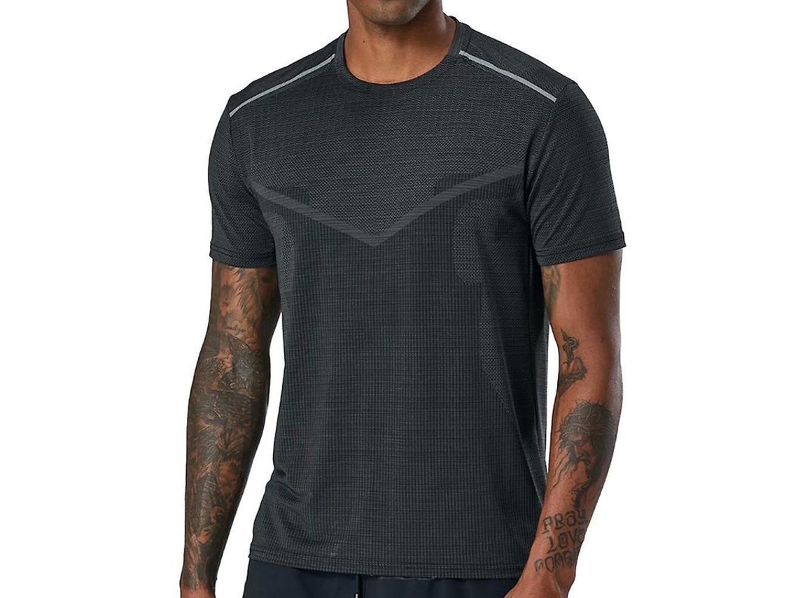 2026-10702-camiseta Hombre Manga Corta Dry Fit Ligera Para Entrenamiento Deportivo Y Casual Zmm Xl
