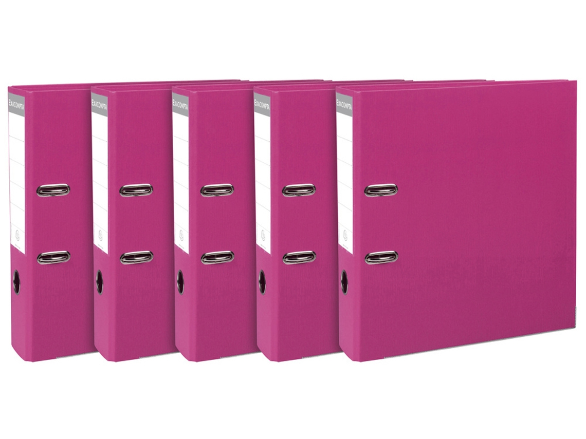 Carpeta EXACOMPTA Pp Premium A4 80 Mm Frambuesa Paquete de 5