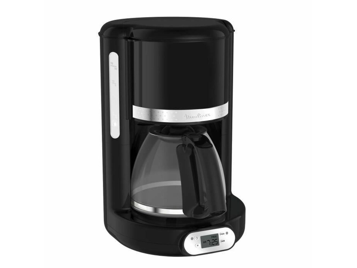 Cafetera Filtro MOULINEX Fg380B10 (1000 W - 1,25 L - 15 Tazas - Negro)