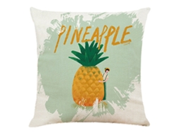Nueva Funda De Almohada De Lino Y Algodón Con Estampado De Fruit Girl