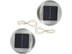 Tapas Solares Para Tarros, Juego De Repuesto Impermeable De 4 Piezas Para Faroles De Jardín Exteriores.