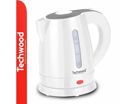 White Electric Water Hervir 1600W 1L Techwood