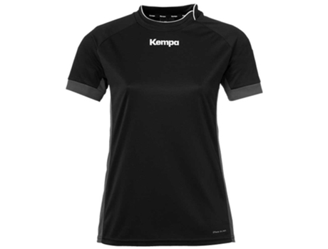 Camiseta de Mujer para Fútbol KEMPA Prime Negro (XL)