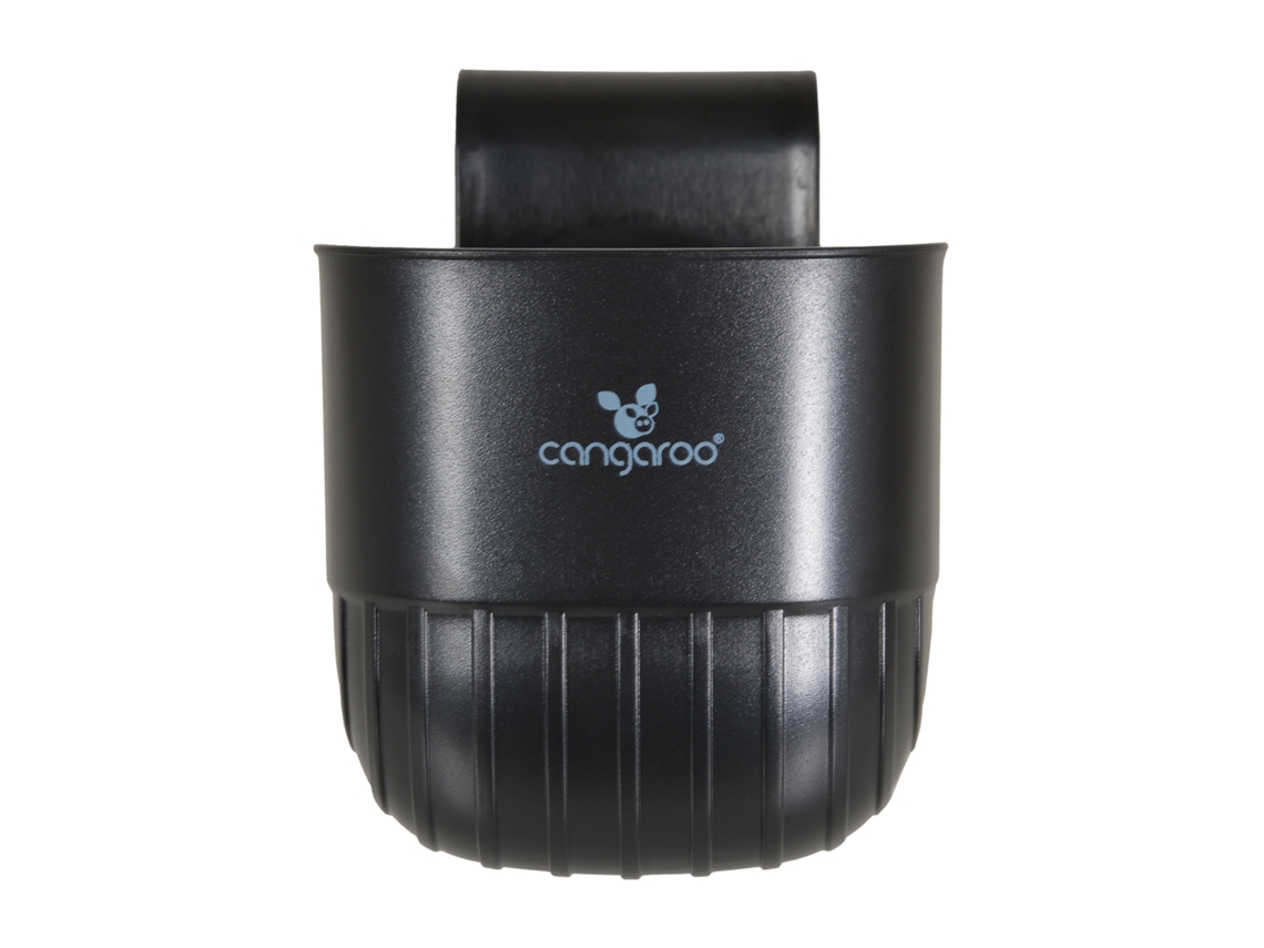 Portavasos para asiento de coche Cangaroo Cuppa, color negro