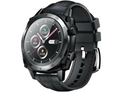 Reloj inteligente C3 con pantalla táctil de 1,3 pulgadas, resistente al agua hasta 5 ATM, podómetro y control de música, compatible con iOS/Android Yizhood (negro)