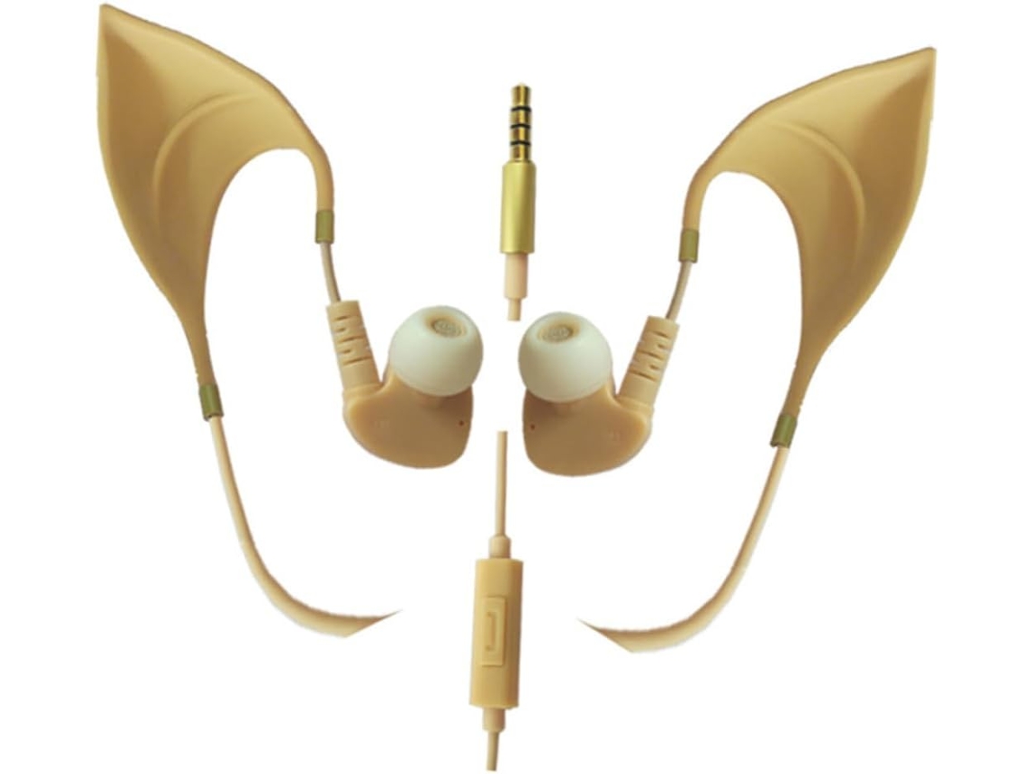 Auriculares Intrauditivos Para Cosplay Con Micrófono, Orejas De Elfo, Accesorio Perfecto