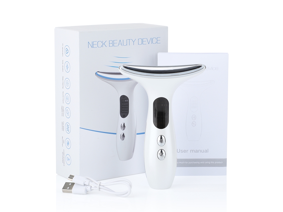 (blanco) Microactual Instrumento Del Adelgazar Facial, Instrumento De La Belleza Del Cuello, Instrumento Del Rejuvenecimiento De La Piel