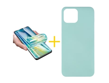 Conjunto de Protector de Pantalla para iPhone 12 Pro Max GANDY Verde (1un)