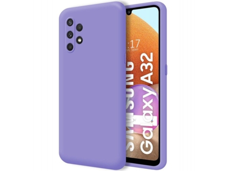 Carcasa Samsung Galaxy A32 4G TUMUNDOSMARTPHONE Silicona Líquida Morado