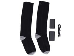 2026-1 Par Heated Socks Calcetines Electrónicos Recargables 3 Niveles De Temperatura Para Hiking Skiing Hombre Mujer