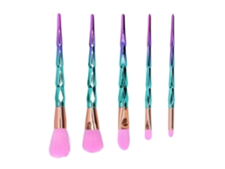 Set de 5 brochas de maquillaje - Herramientas cosméticas
