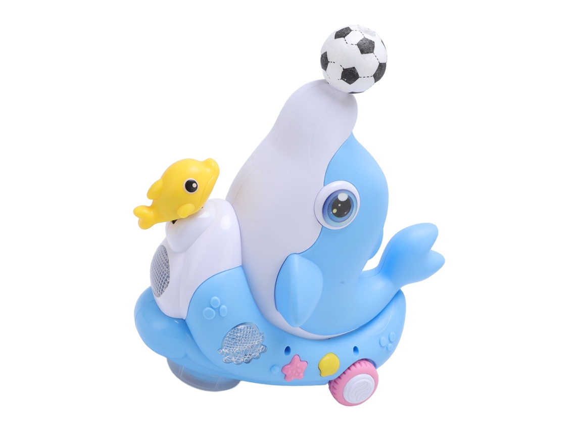Juguete Eléctrico De Delfín Para Niños Con Luz Y Música, Pelota Inflable Flotante Universal