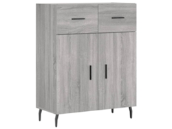Aparador 69,5x34x90 cm Derivados de Madera Gris Sonoma MAISON EXCLUSIVE