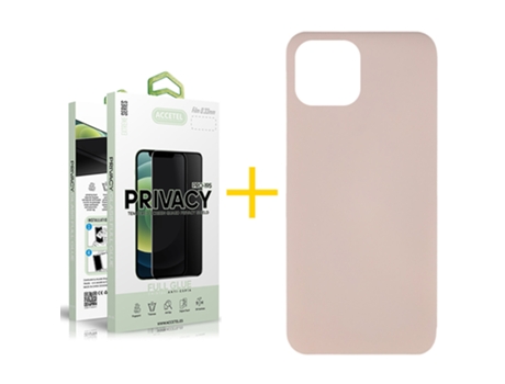 Conjunto de Protector de Pantalla para iPhone 12 Pro Max GANDY Beige (1un)