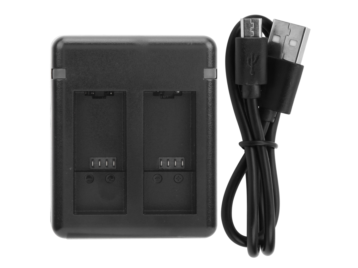 Cargador de batería para cámara de doble puerto, cargador de batería para GoPro 9, doble canal, dos entradas.