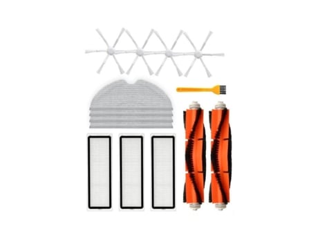 Acessórios de Aspirador 14 piezas para Xiaomi Robot aspiradora Mop 2 Stytj03Zhm filtro de cepillo lateral principal paño de mopa