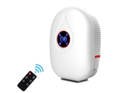 Deshumidificador eléctrico MDUG con control remoto y tanque de agua de 500 ml para uso doméstico y de mesa (500 ml)