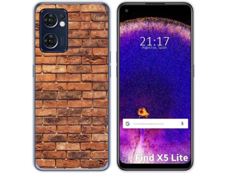 Carcasa Oppo Find X5 Lite 5G TUMUNDOSMARTPHONE Dibujos Ladrillo 04 Multicolor