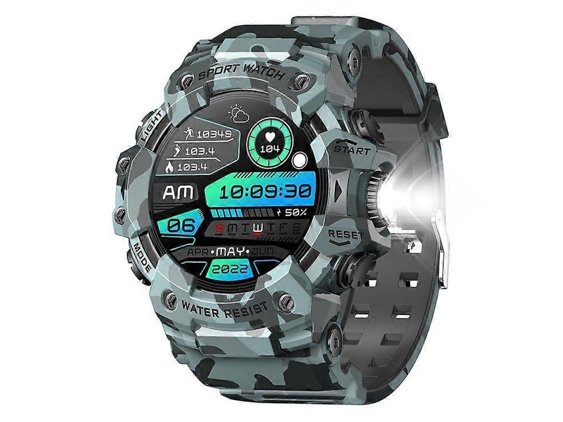 Reloj inteligente deportivo de 1,32 pulgadas con llamadas Bluetooth, linterna, brújula, SOS y monitorización de salud Ly Ebike