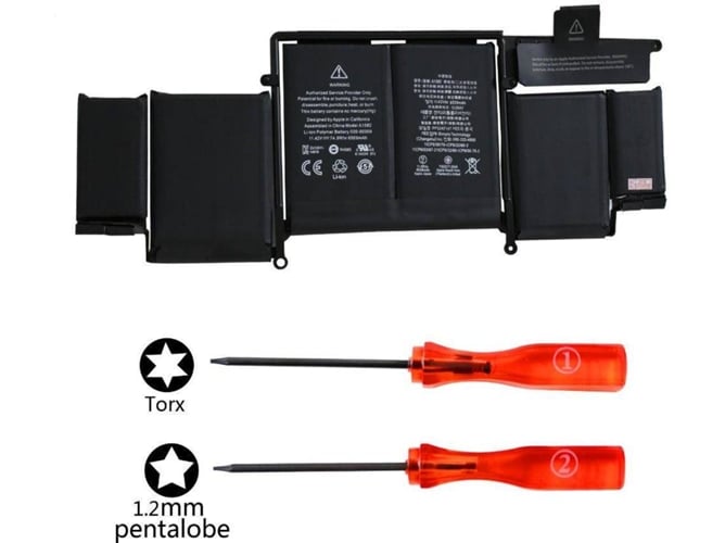 Batería VOLTISTAR para Apple Macbook A1493 Pro 13'' Retina A1502 Late 2013 Mid 2014