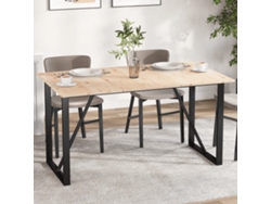 Tablero De Mesa Rectangular 3 Uds Madera De Pino 80x47x1,7 Cm