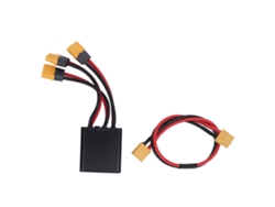 Convertidor de descarga de doble batería Rebe-20V a 72V 20A, módulo paralelo de doble batería, adaptador eléctrico para modificación.