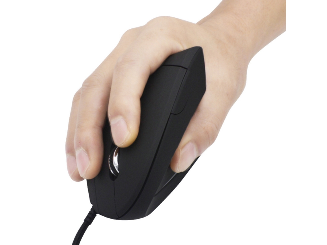 Ratón Óptico Vertical Con Cable, Superficie Antideslizante Y Alta Sensibilidad Para Juegos Y Uso De Oficina.
