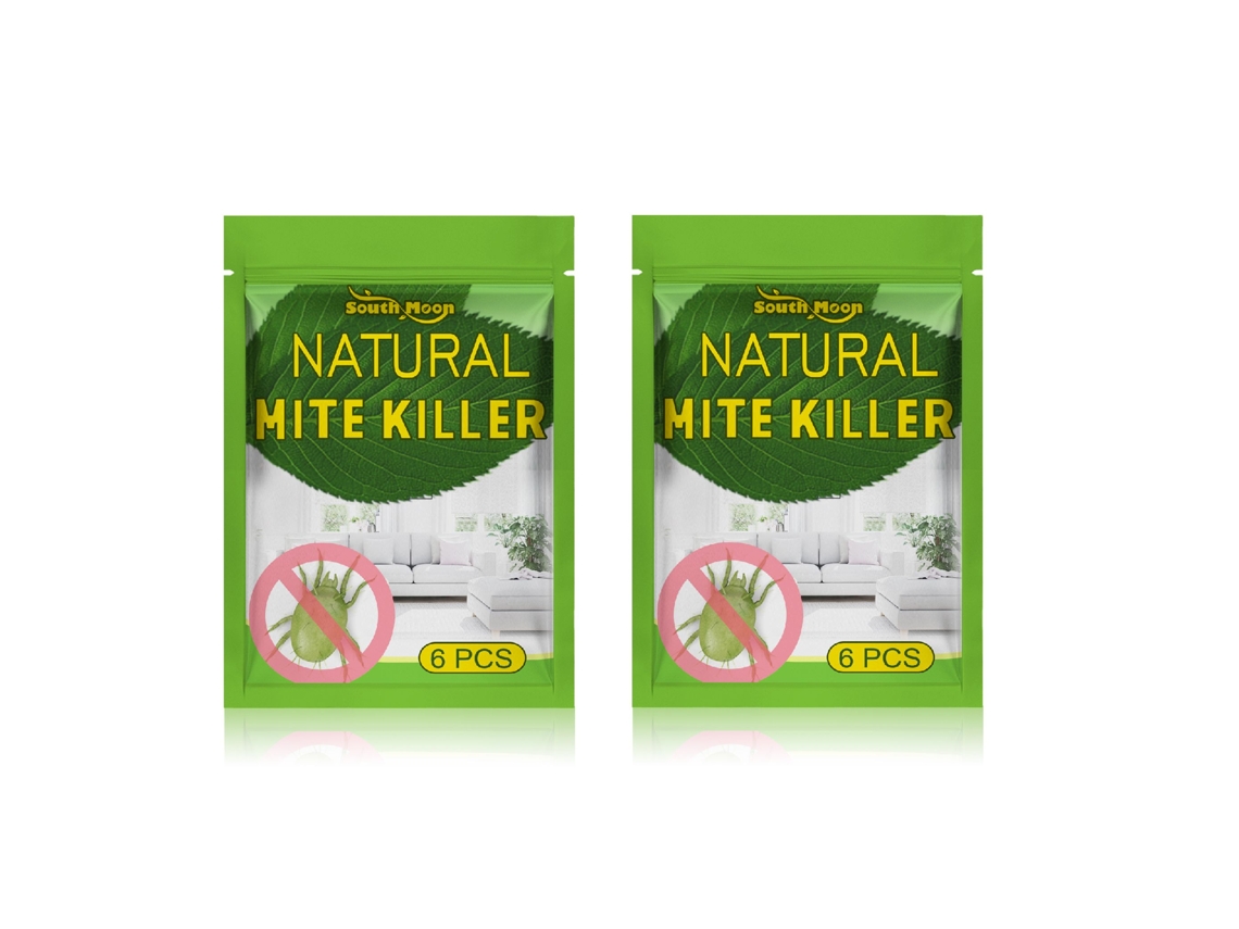 Agente antibacteriano y antiácaros natural, 6 unidades/bolsa x2
