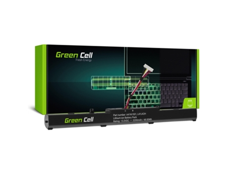 Batería de celda verde A41N1501 para Asus Rog Gl752 Gl752V Gl752Vw Asus Vivobook Pro N552 N552V N552Vw N552Vx N752 N752V N752Vx