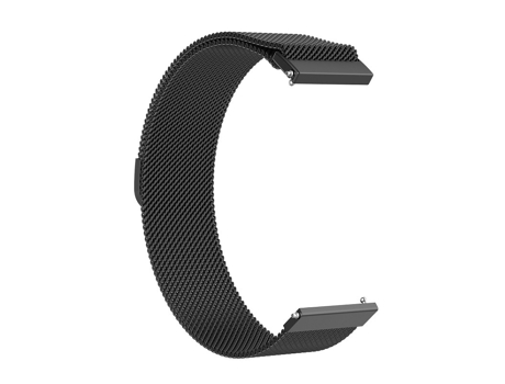 Correa de reloj inteligente para Huami Amazfit GTS 22mm Milanese Magnetic Metal (negro)