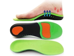 Palmilhas ortopédicas com suporte para o arco plantar para fascite plantar, dorso sem calcâneo e pontas sem calcâneo 41 43
