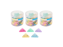 15 clips triangulares coloridos para esquinas de 90 grados, duraderos, hechos de PET, ampliamente utilizados para archivar.
