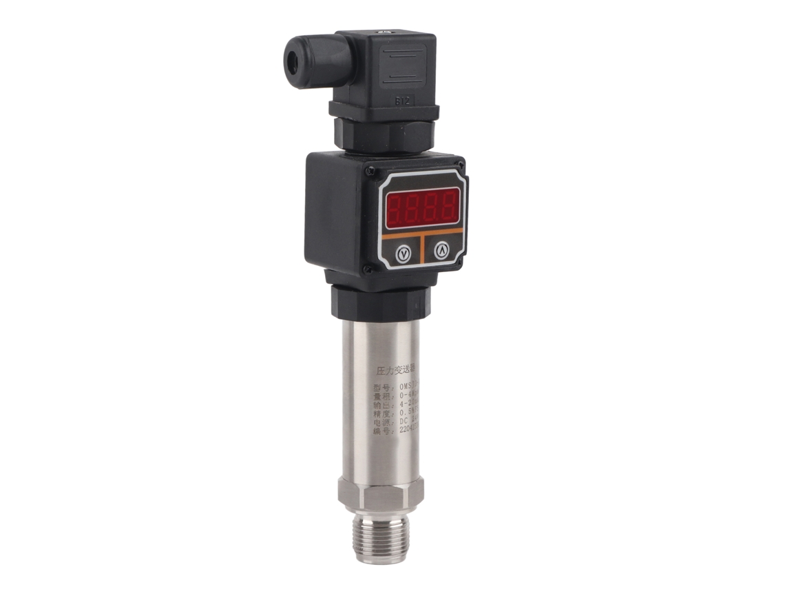 Transmisor De Presión Con Pantalla Digital 0-4mpa 4-20ma Dc24v Sensor Transductor Omsjdxqyhx01
