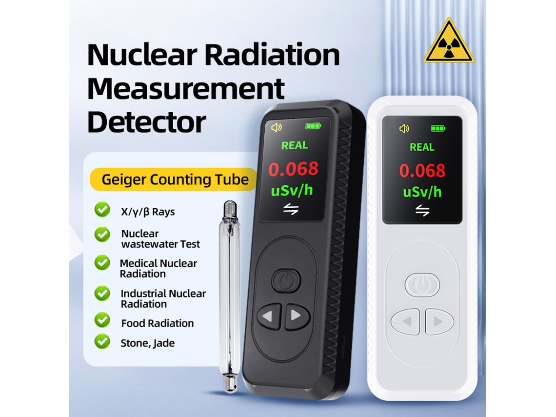Detector De Radiación Nuclear Multifuncional Portátil Geiger Counter Con Alarma Sonora Para Rayos Β, X Y Γ.