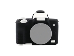 Funda protectora de silicona suave para Canon Eos M50 Mark II / M50 II negra Zruxe