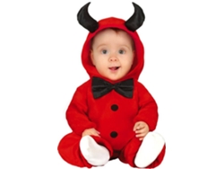 Disfraz de Bebé DISFRAZZES Diablillo (Talla: 6 a 12 meses)