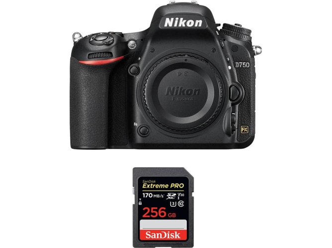 Kit Cámara Réflex NIKON D750+ 256GB