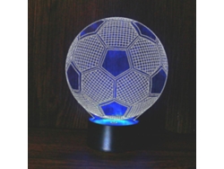 Luces de noche Iluminación ambiental Fútbol LED Luz de noche Dormitorio para niños Lámpara de mesa 3D SLD